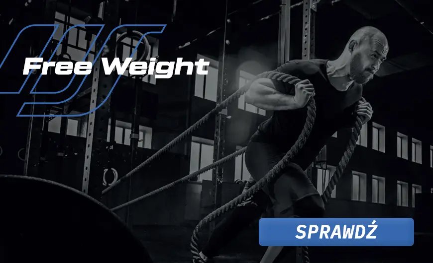 Mężczyzna ćwiczący z linami bojowymi, kategoria Free Weight